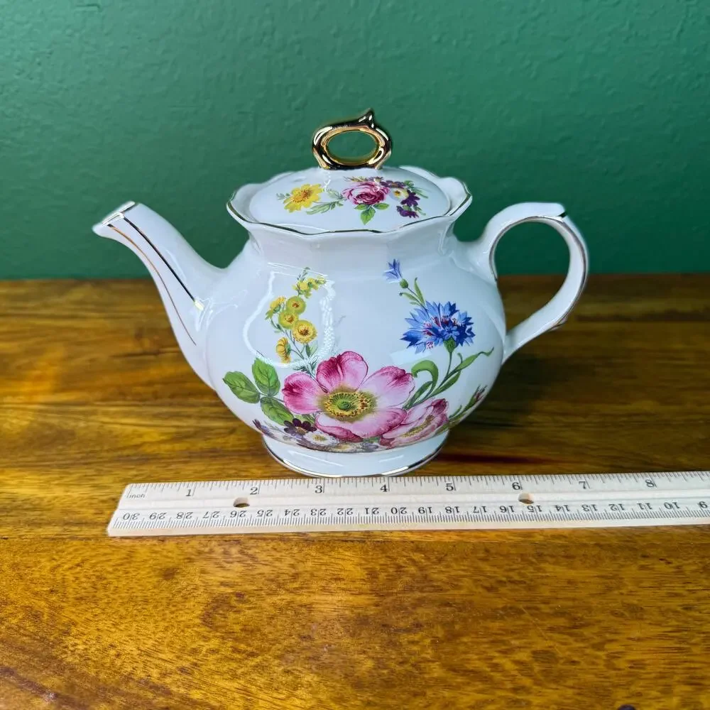 Vintage James Sadler Tea Pot Made in England 1950s Teapot